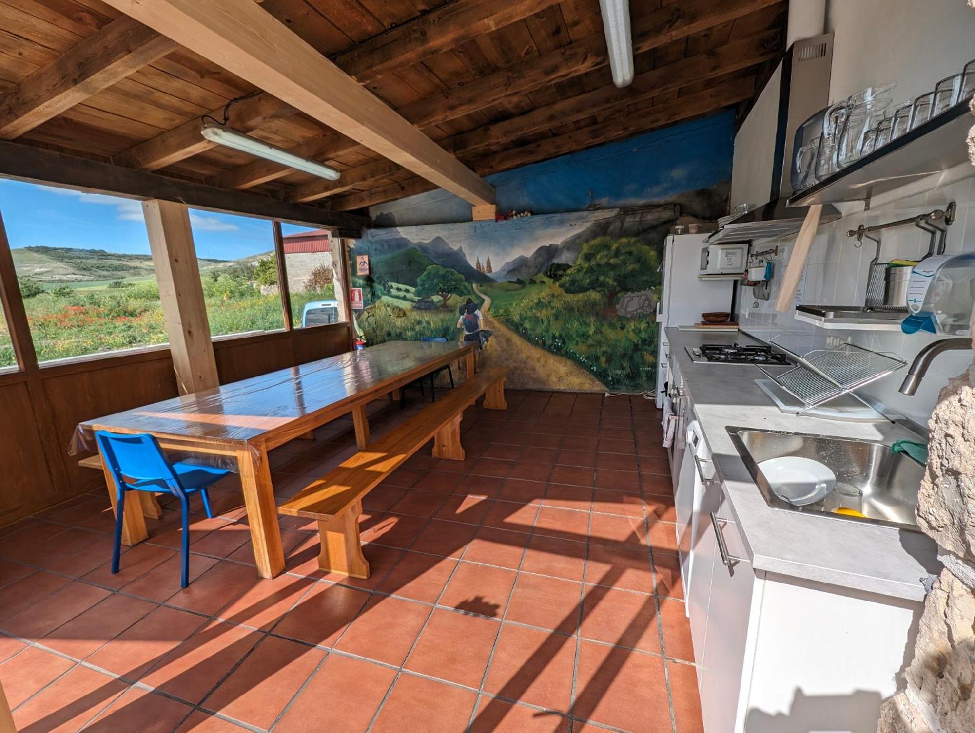 Albergue El Alfar/Pilgrim Hostel Hornillos del Camino Exteriér fotografie